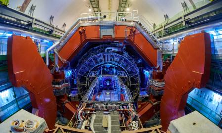 Imagen del detector ALICE en el acelerador de partículas LHC del CERN.