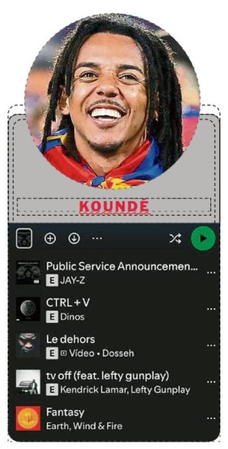 La lista musical de Jules Koundé