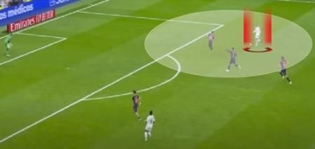 Imagen táctica del Barça - Real Madrid
