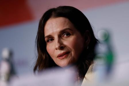 Binoche durante la rueda de prensa