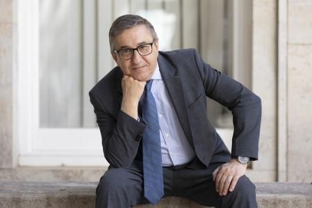 José Antonio Rovira durante la entrevista. 