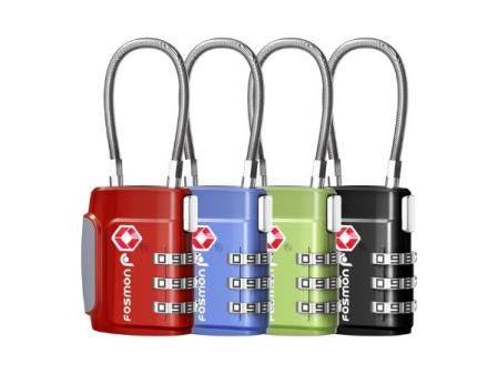 Fosmon Candados de Equipaje de combinación de 3 dígitos