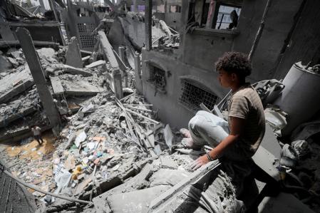 El bombardeo destruyó varias viviendas en Gaza&nbsp;