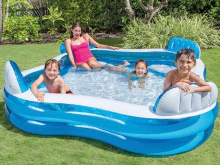 Piscina Hinchable Intex con Asientos