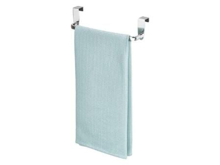 Toallero sin taladro plateado