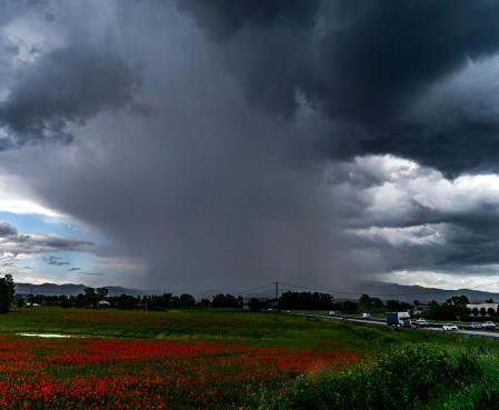 La gran cortina de lluvia de Vic.