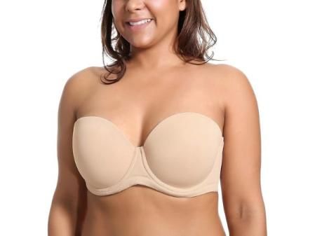 Sujetador sin tirantes con aros DELIMIRA