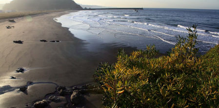 La playa de los Quebrantos.