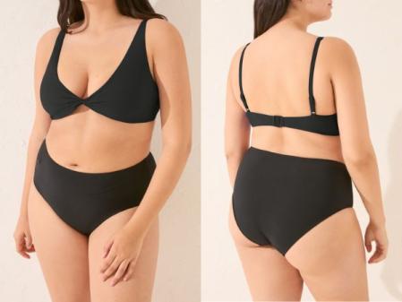 Braga bikini alta negra