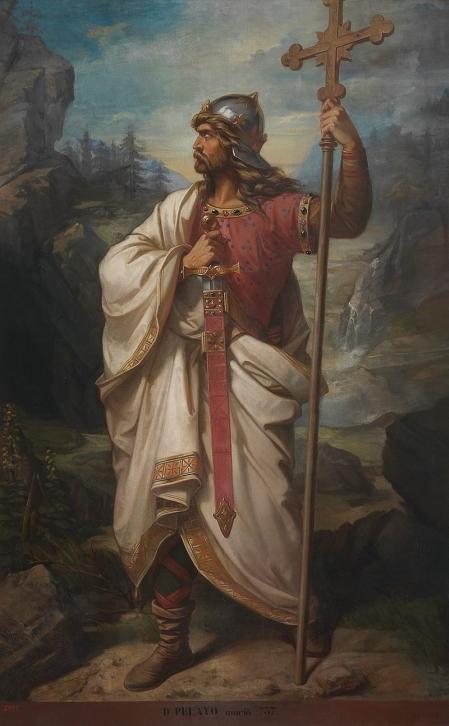 Retrato de don Pelayo, por Luis de Madrazo
