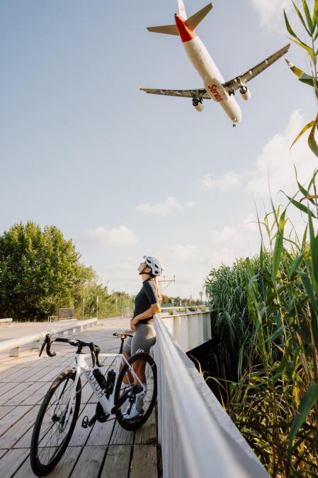Savina Paül, piloto de avión de largo recorrido