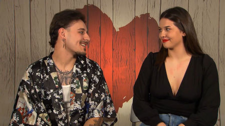 Ainhoa y Miguel en 'First Dates'