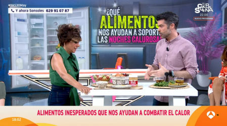 Nutriman sorprendió en 'Y ahora Sonsoles' con una ensalada de alubias para combatir el insomnio