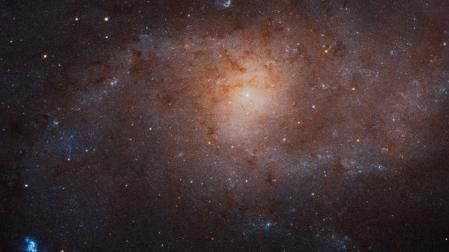 Esta es la galaxia M33, la tercera más grande de las que componen el Grupo Local (después de Andrómeda y de la Vía Láctea)