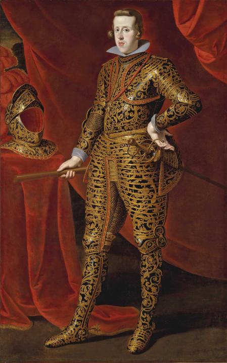 Felipe IV con armadura de desfile, por el pintor flamenco Gaspar de Crayer, 1627-28