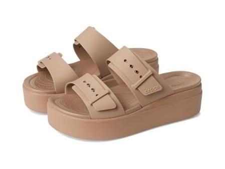 Crocs Brooklyn Buckle Low Wedge