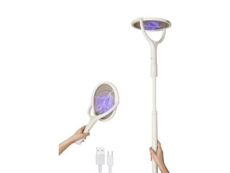 Raqueta antimosquitos extensible GeckoMan