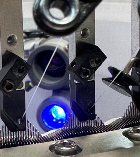 El sistema desarrollado por Aracne permite detectar y predecir fallos en el proceso de tejido de punto con máquinas circulares de gran diámetro