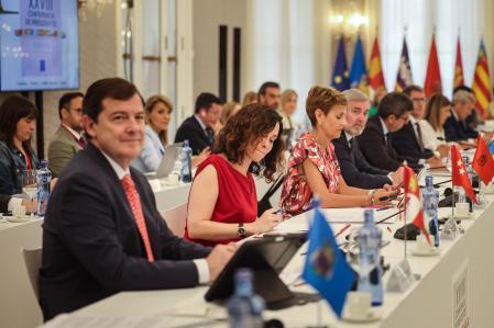 Una imagen de la conferencia de presidentes de Barcelona 