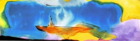 Helen Frankenthaler: 'Moveable blue? (Azul móvil), 1973