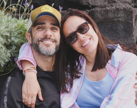 Roberto Leal y Sara Rubio en una imagen de redes sociales.