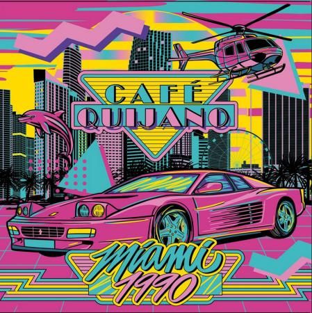 Portada del disco 'Miami 1990' de Café Quijano&nbsp;