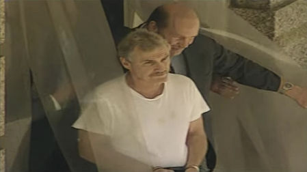 Donald Blom una vez detenido