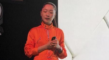 La artista Xin Liu, durante su charla en el Sónar 2025.