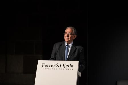 Lluís Ferrer, en un momento de su discurso