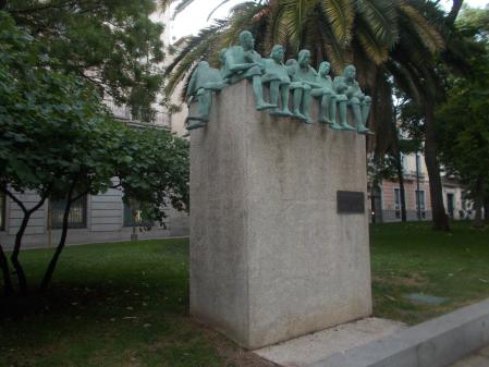Monumento al Refugiado, en Madrid.
