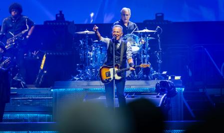 Bruce Springsteen saluda al público del Reale Arena&nbsp;