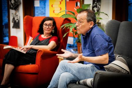 Teresa Ferré Panisello y Francesc Salgado, presentaron en la Documenta <i>Una intrusa en la prensa. Periodismo y República (1927-1931)</i>, de Irene Polo