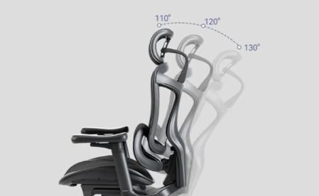 La Sihoo Doro C300 permite una reclinación de 130 grados