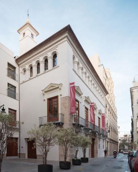 El Centro de Arte Hortensia Herrero, ubicado en el palacio Valeriola de Valencia