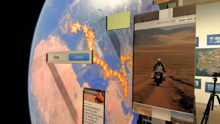 Exposición 'El arte de navegar. Cómo perderse en un mundo de imágenes'.