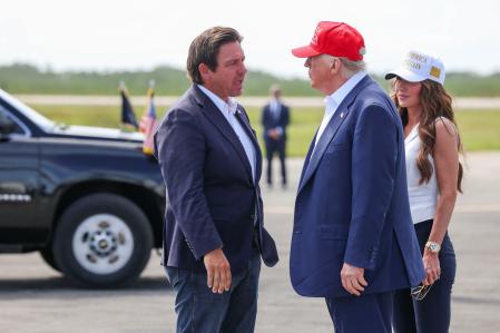 El gobernador de Florida, Ron DeSantis, ofreció el espacio a Trump para construir la nueva prisión.&nbsp;
