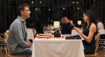 Marta y Gabriel en 'First Dates'