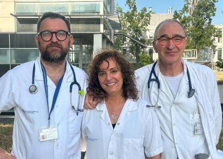 El equipo médico que trata la hipertensión en el Hospital Universitari de Mataró .