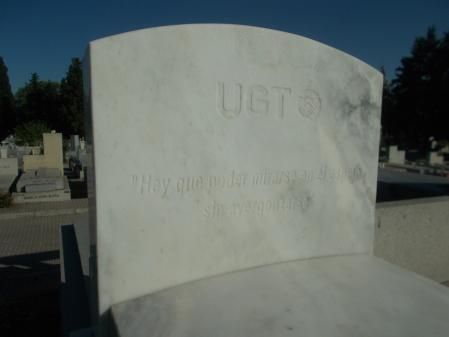 Marcelino Camacho y Nicolás Redondo, en la Almudena.