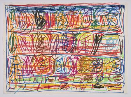 Untitled. 2022. Cera sobre papel