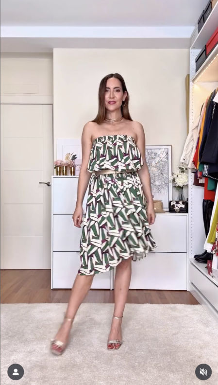 Una propuesta es usar un cinturón para marcar la zona de la cintura