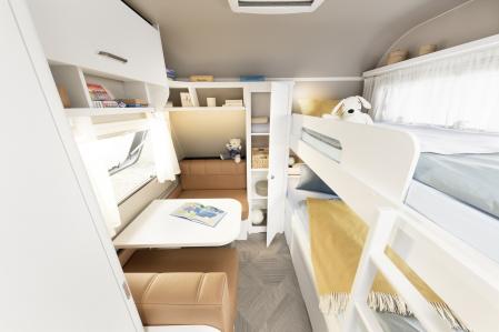 Esta configuración interior cuenta con una litera&nbsp;&nbsp;