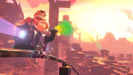 Imagen del videojuego 'Donkey Kong Bananza'.