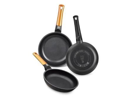 Juego de 3 sartenes BRA Efficient Orange