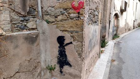 El espíritu Bansky del Pont de Vilomara.