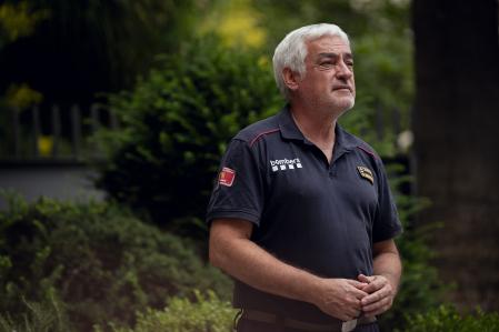 Joan Rovira, retratado el pasado jueves en Barcelona, pocas horas antes de que se produjera la trágica muerte de un bombero en el Baix Ebre&nbsp;