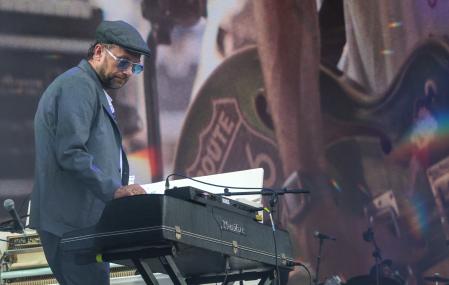 Damon Albarn, durante el multitudinario concierto de Africa Express