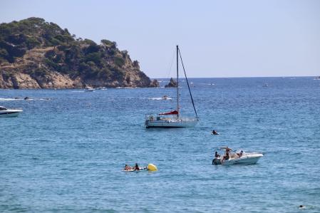 Día de playa en Palamós.