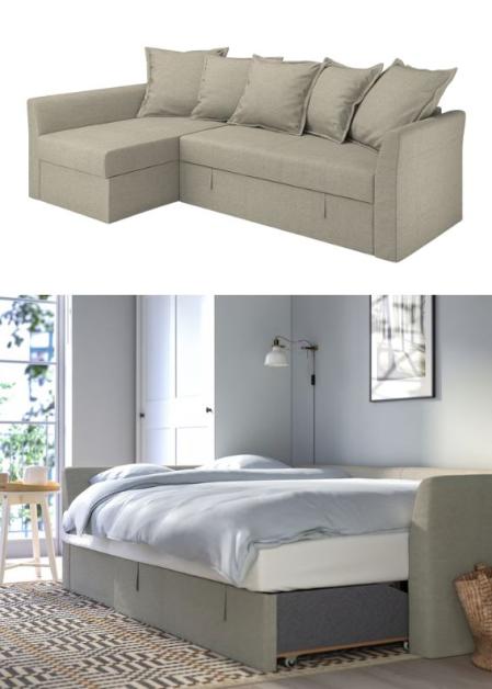 Sofá cama esquinero HOLMSUND de IKEA