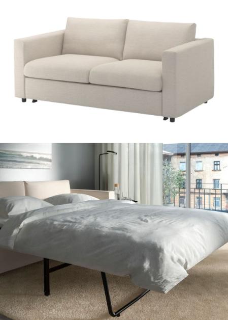 Sofá cama de dos plazas VIMLE de IKEA